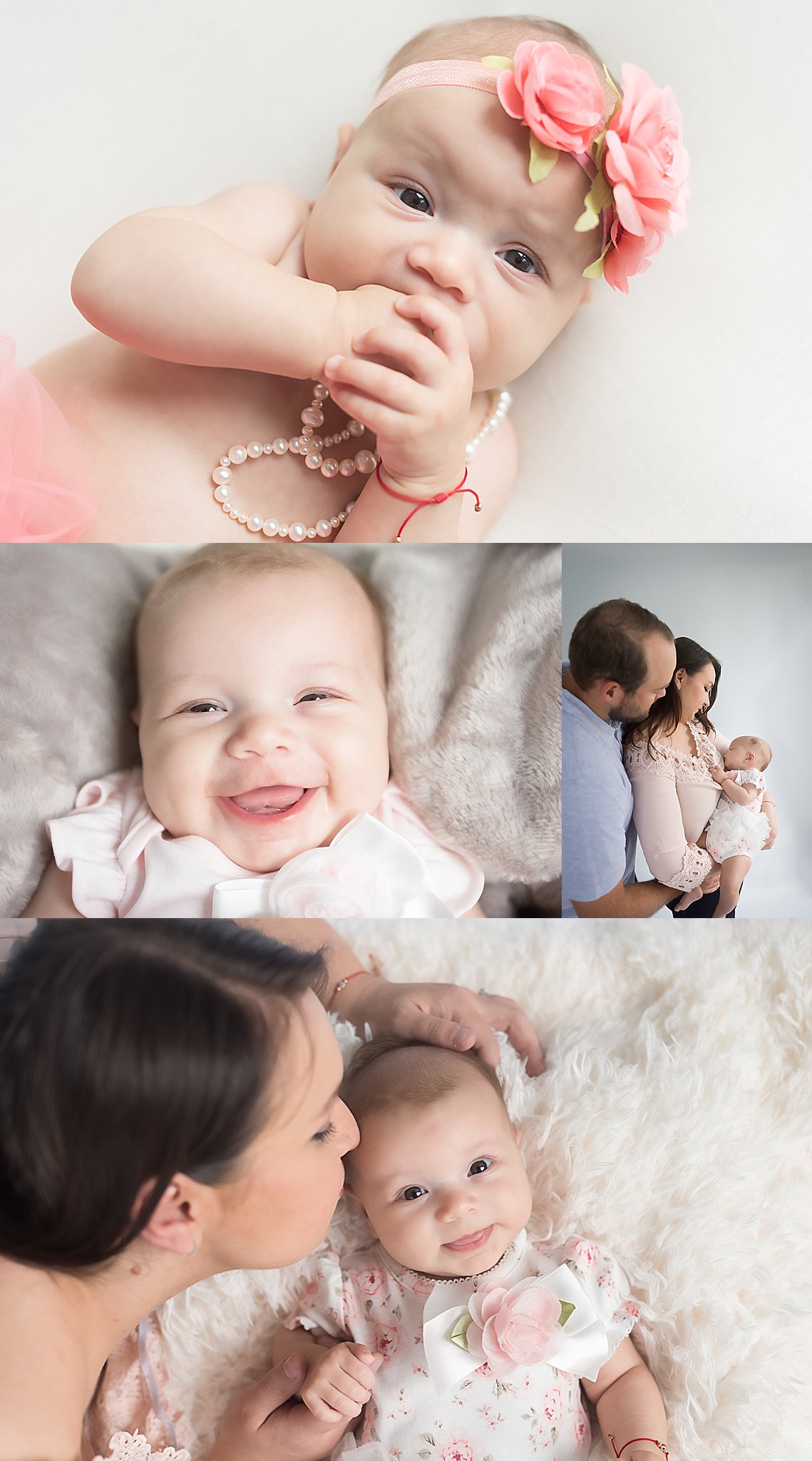 3 month old at the beach