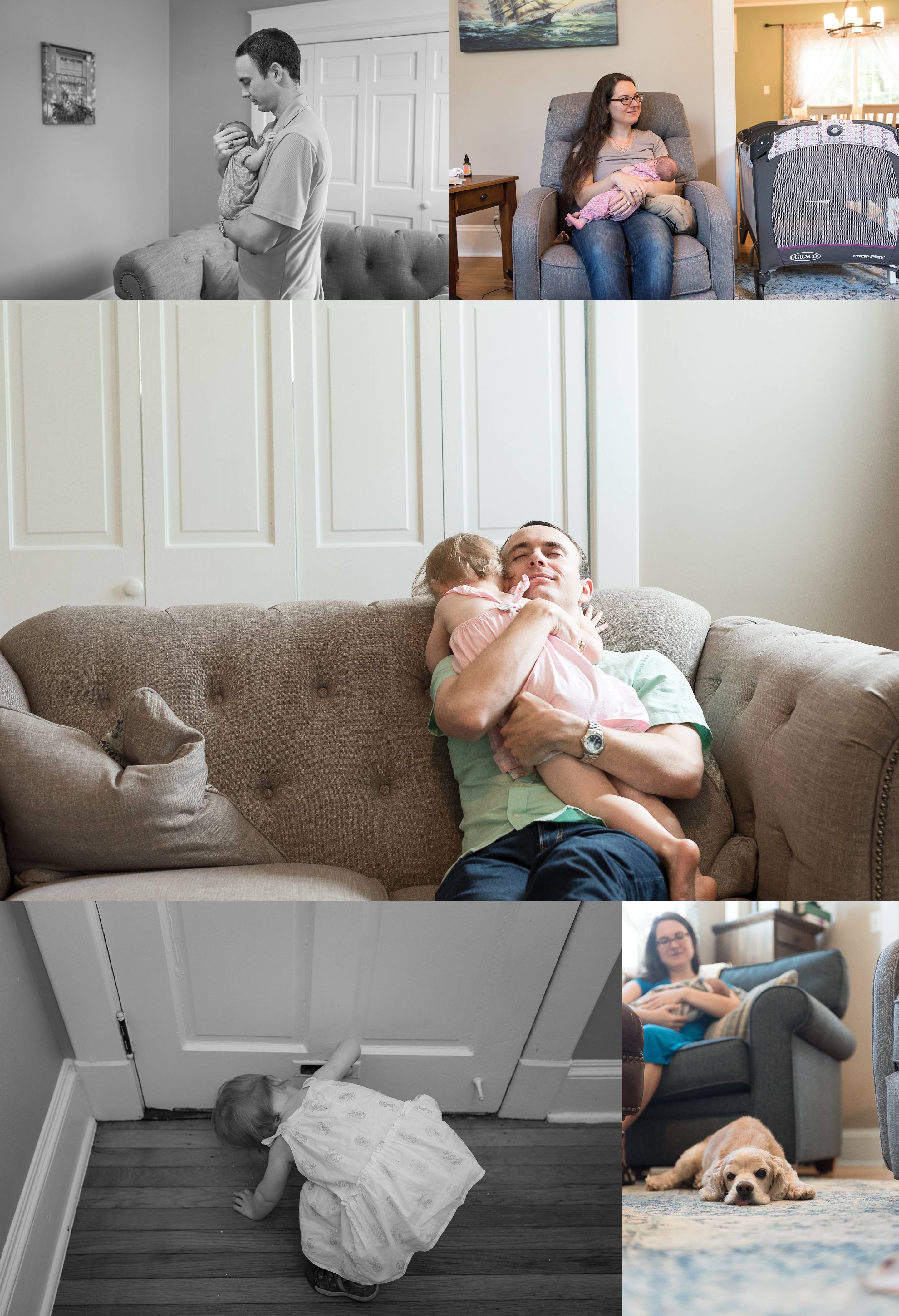 newborn lifestyle session, Chesapeake newborn photographer, Hampton Roads newborn photographer, in-home photo session