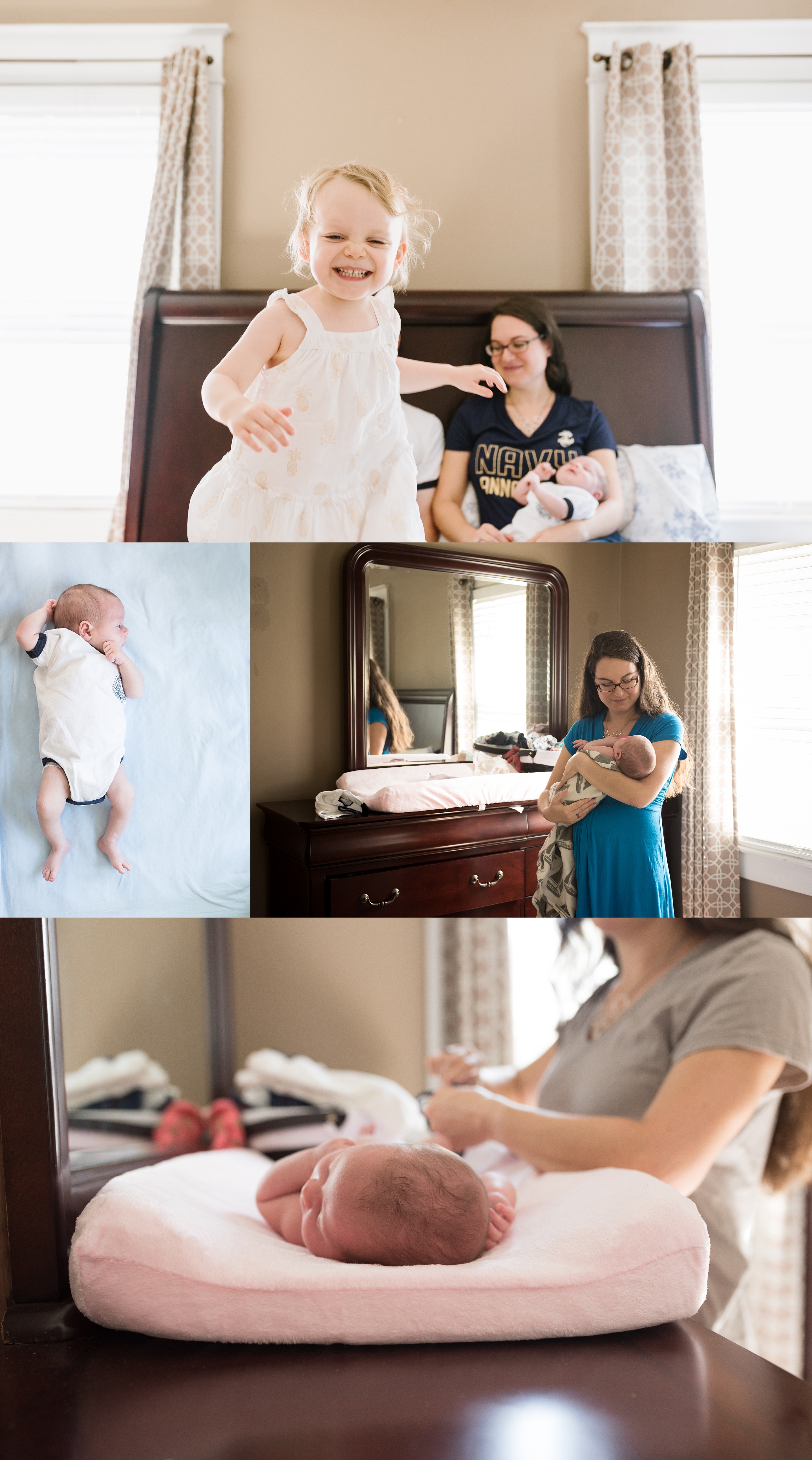 Virginia Beach photographer, lifestyle in-home session, baby photos