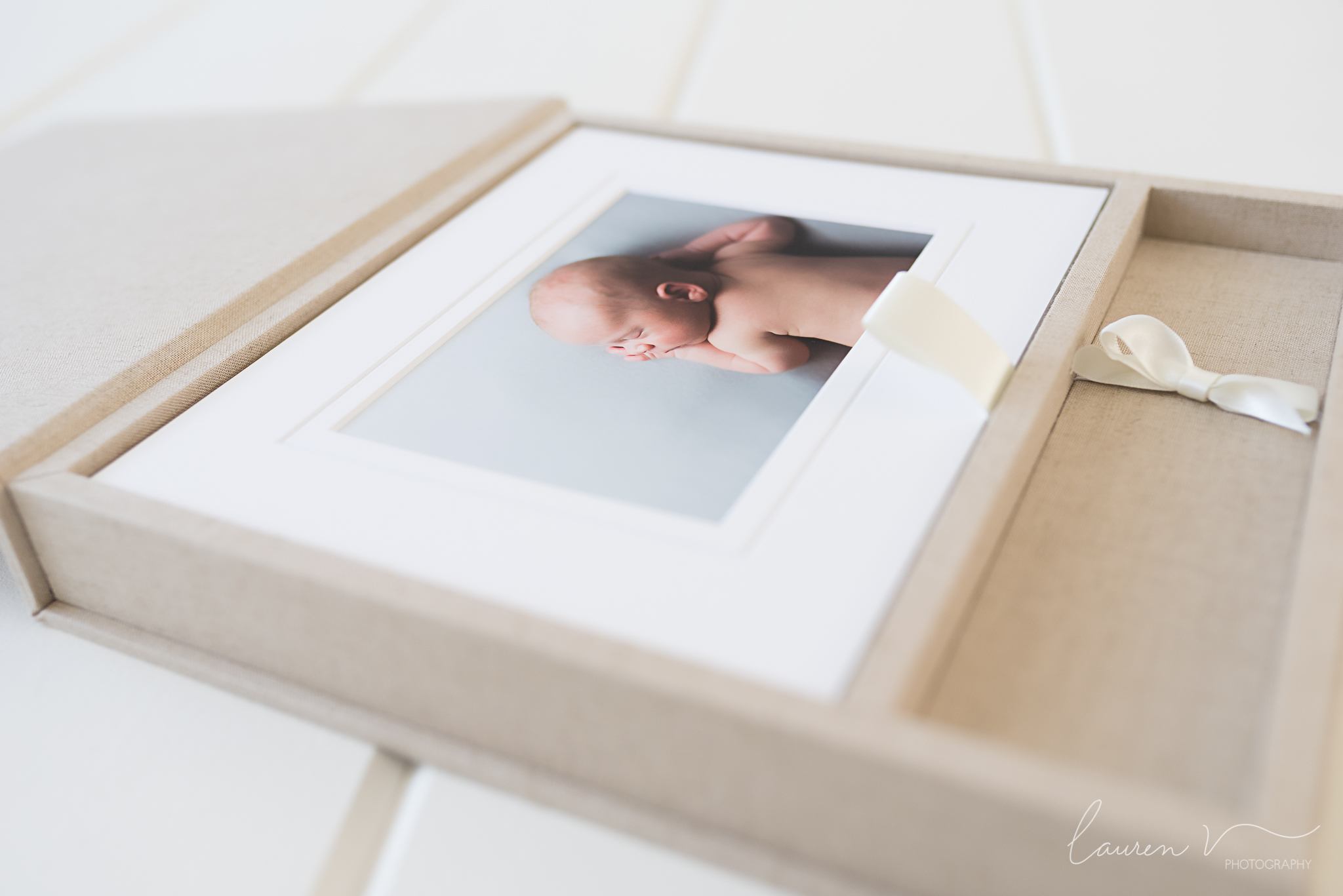 newborn photos printed, in home newborn photography session artwork, san diego newborn photographer