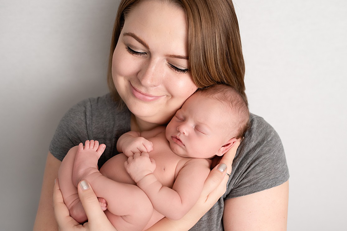 mom and baby girl newborn embrace, simple newborn photos, newborn photographer san diego, Lauren V Photography